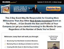 Tablet Screenshot of millionairejumpstart.com